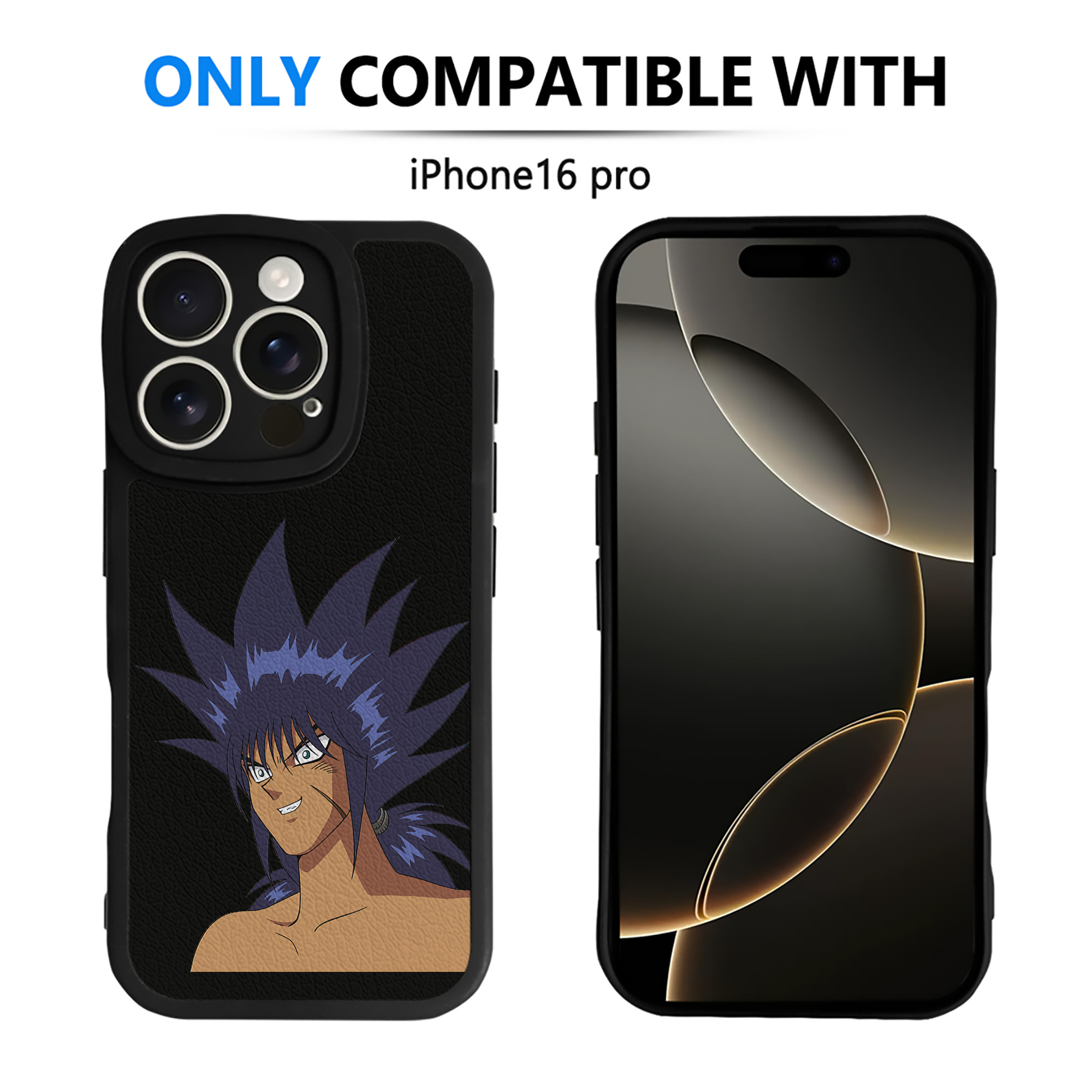 遊☆戯☆王 Yu-Gi-Oh! 【iPhone 16シリーズ対応】シリコンスマホケース（レザー調） 材質：シリコン